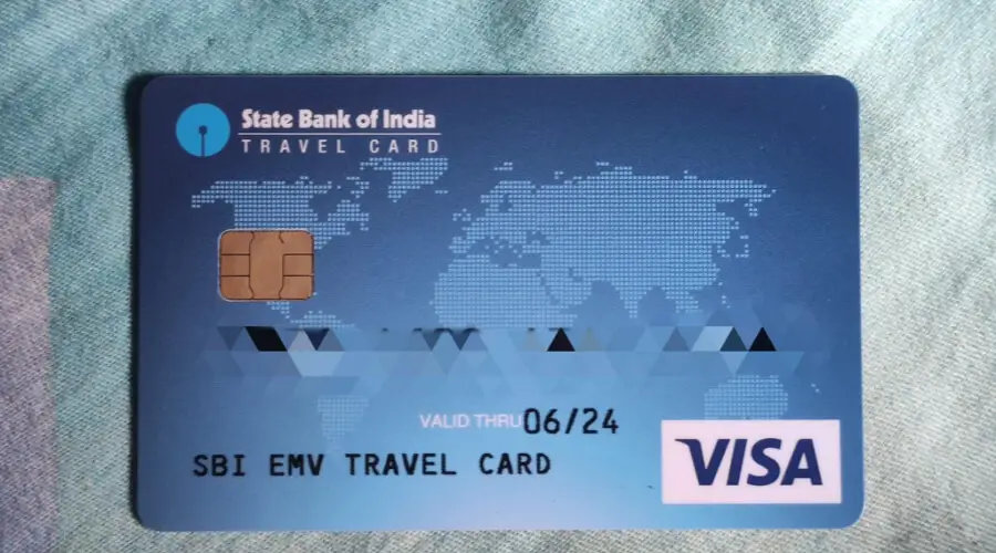 sbi foreign travel card reload