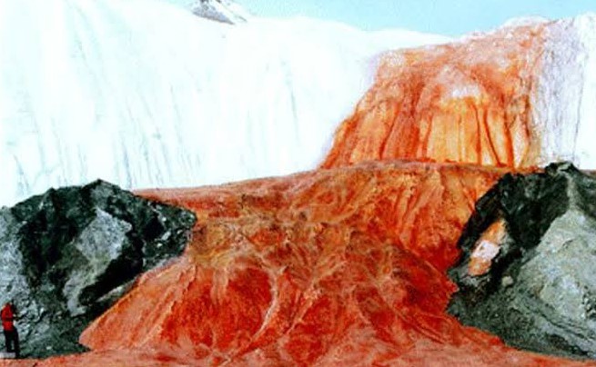 The Blood Falls in Antarctica