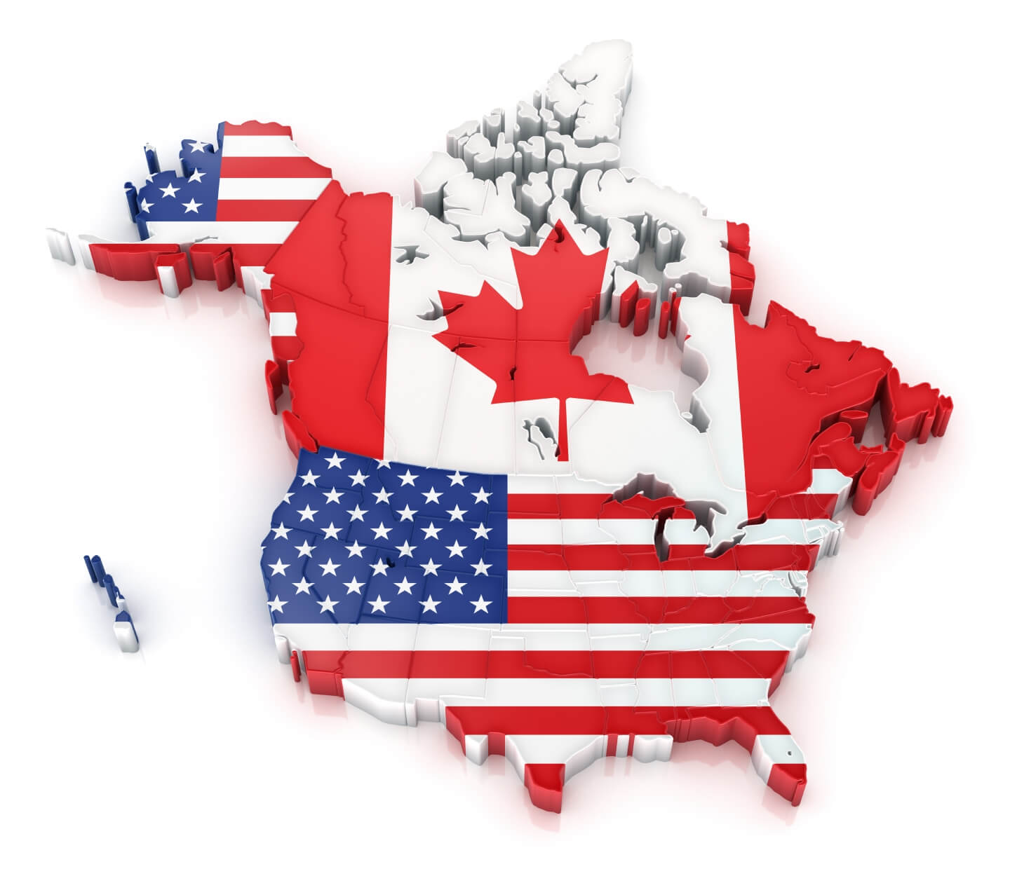 which one is bigger canada or the united states